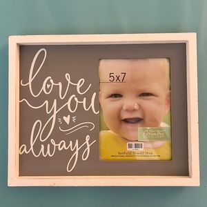 Grey and white picture frame